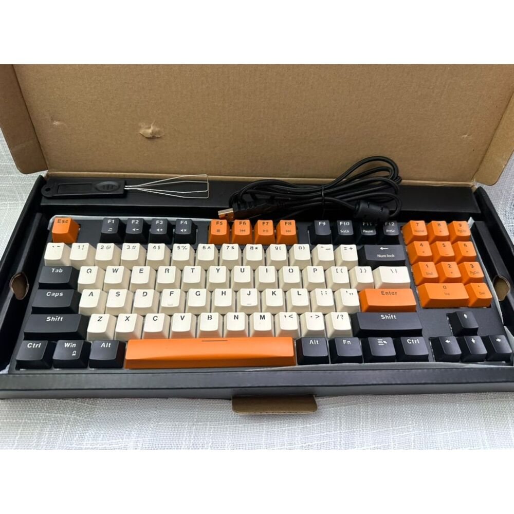 HAVIT KB487L Mechanical Gaming Keyboard 89 Keys Red Switches PBT Keycaps